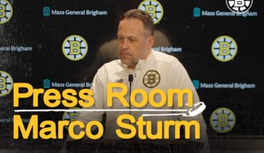 Press Room: Marco Sturm | Boston Bruins