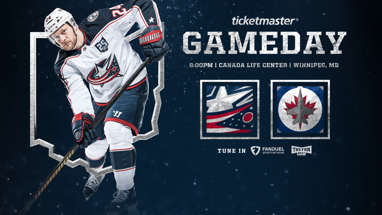 PREVIEW: Blue Jackets put point streak on line in Winnipeg