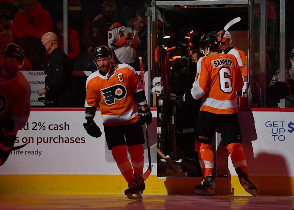 Claude Giroux (© Eric Hartline-Imagn Images)