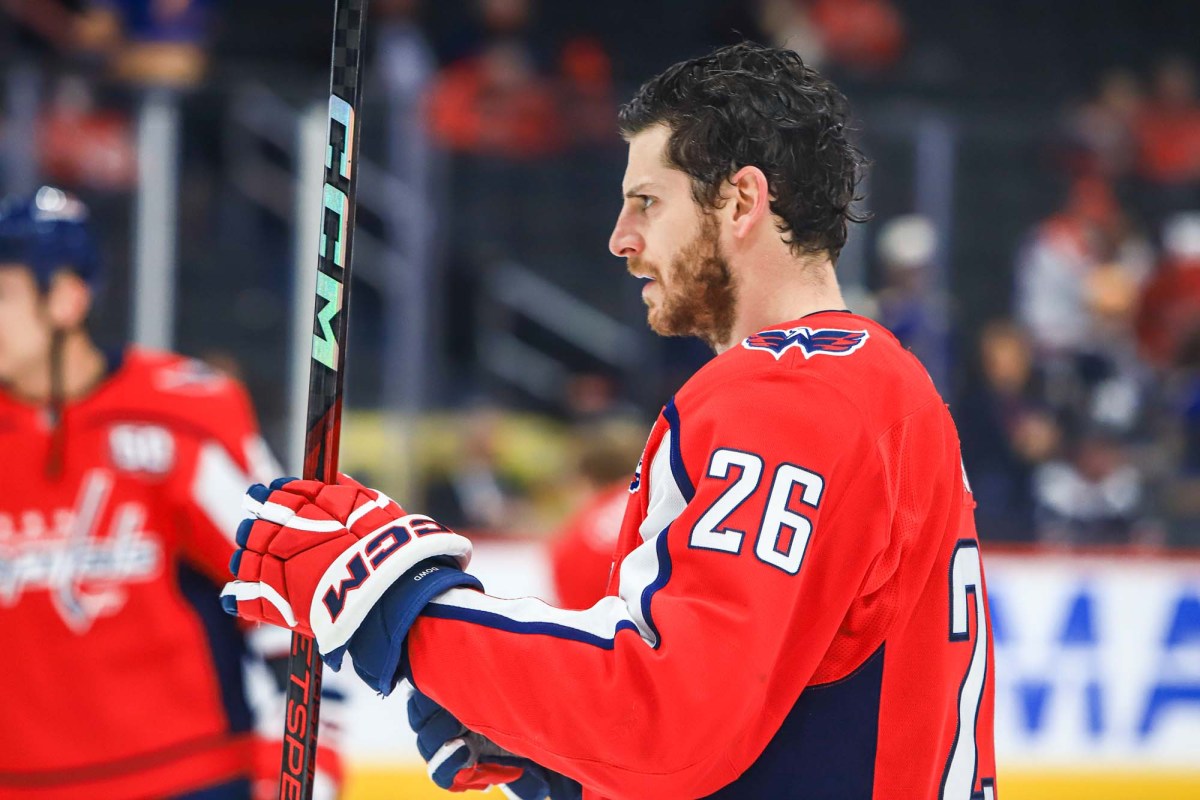 Spencer Carbery labels availability of Nic Dowd, Tom Wilson, and Connor McMichael against Blue Jackets as ‘to be determined’