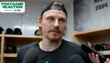 DAL@CGY Postgame: Roope Hintz | Dallas Stars