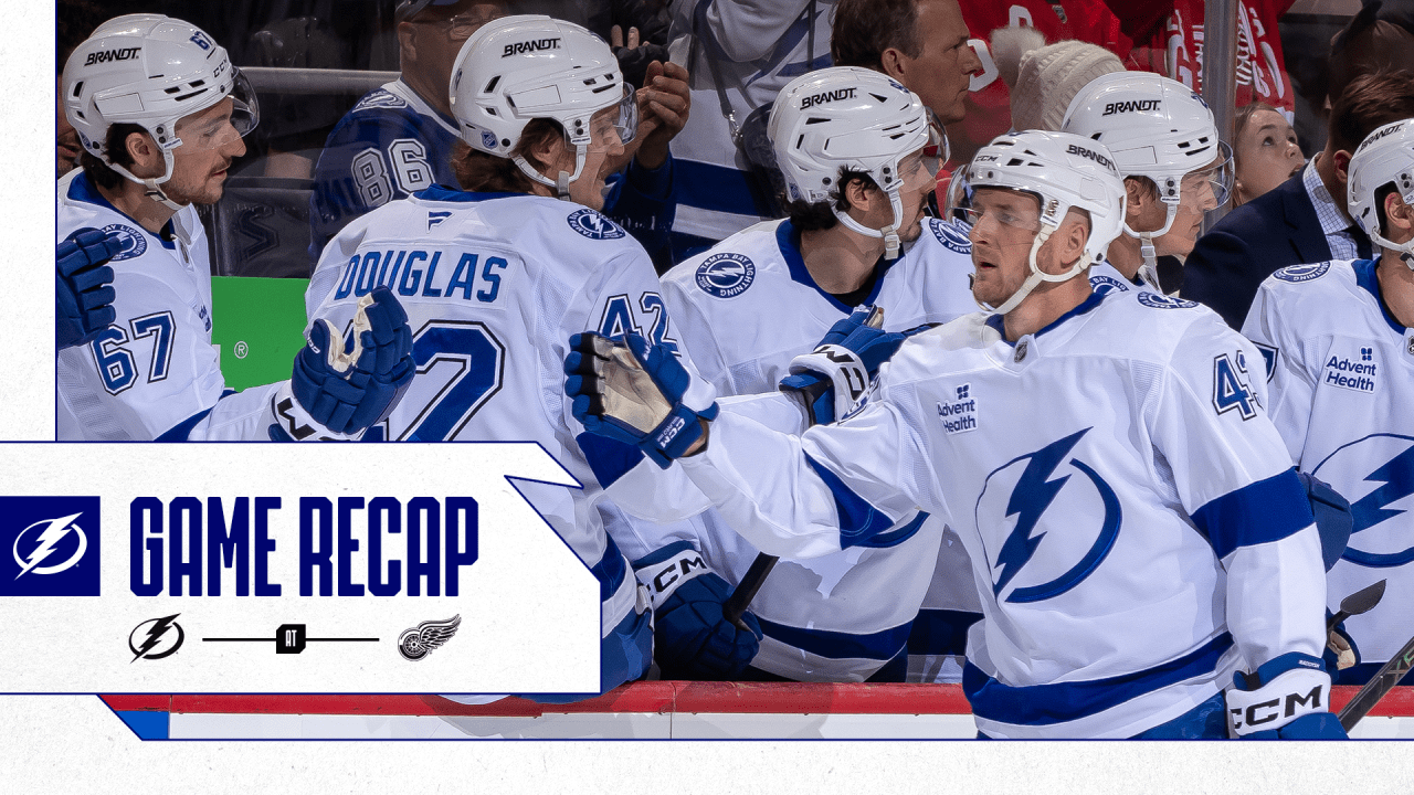 Recap: Lightning 6, Red Wings 3