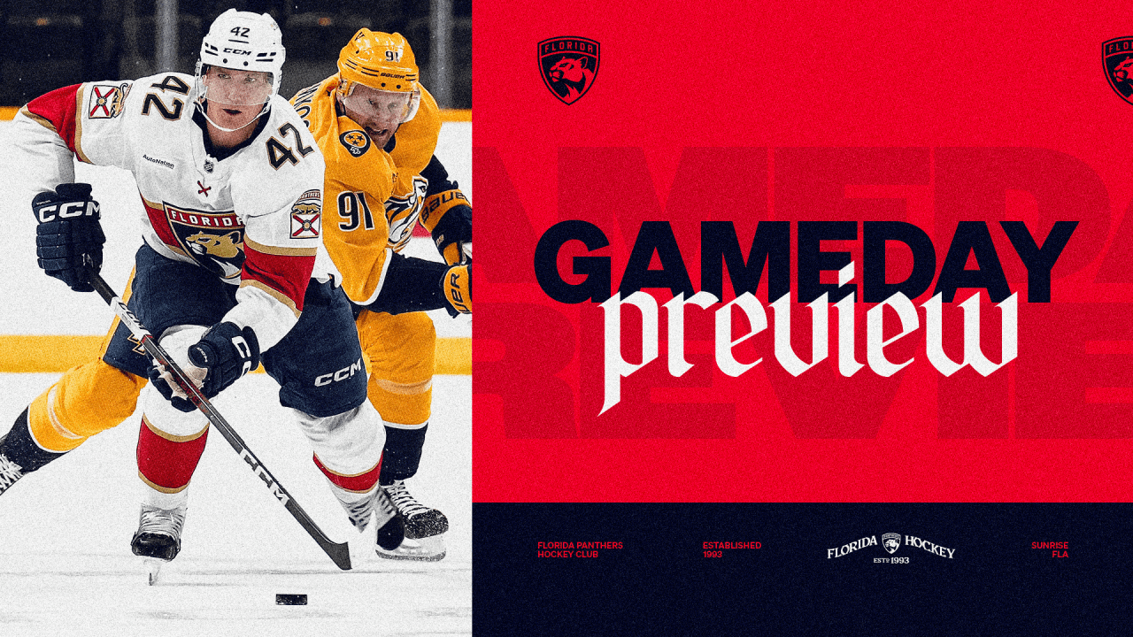 PREVIEW: Panthers take on Predators in the Music City