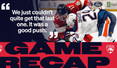 RECAP: Oilers 6, Panthers 3