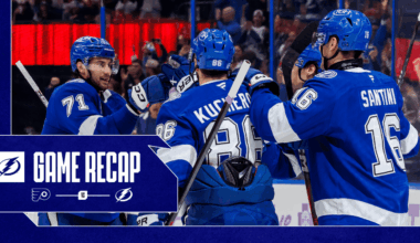 Recap: Lightning 3, Flyers 0