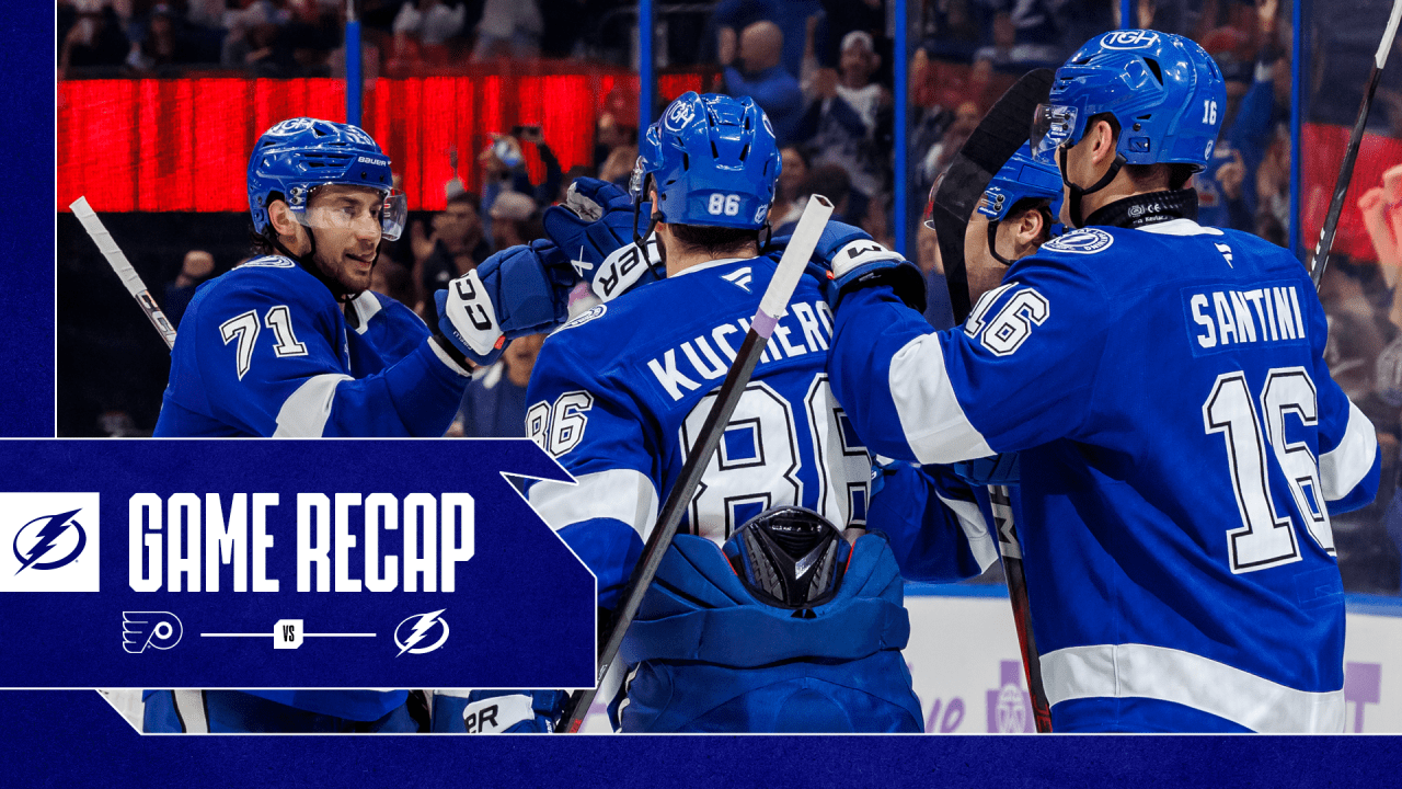 Recap: Lightning 3, Flyers 0