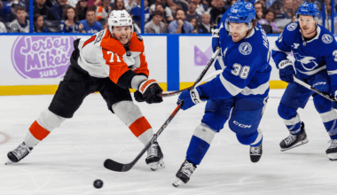 Hagel gets 3 points, Lightning shut out Flyers