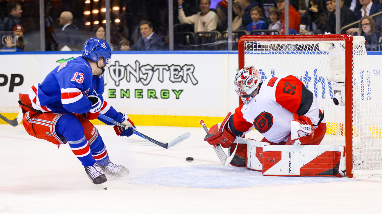 Kochetkov makes 25 saves in season debut, Hurricanes shut out Rangers