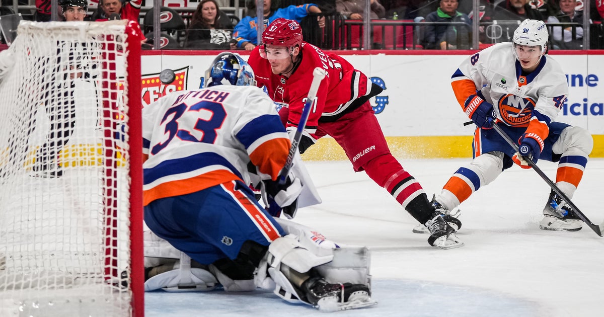 Svechnikov helps Hurricanes roll past Islanders 6-2 for 2nd win in 5 games