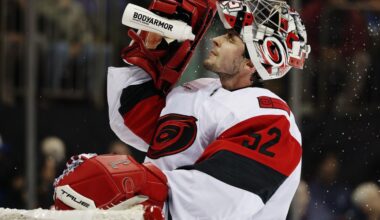 Kochetkov shuts down New York, Hurricanes 3, Rangers 0