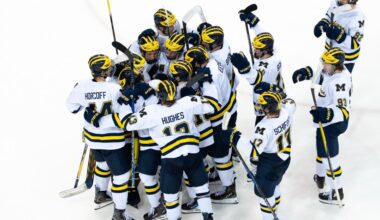 Michigan overtakes MSU for top spot in college hockey rankings
