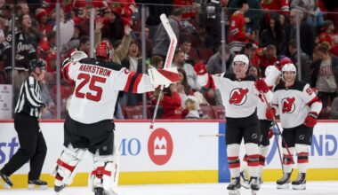 Simon Nemec Puts On A Show With Hat Trick and Game-Winner In 4-3 Win Over Chicago Blackhawks