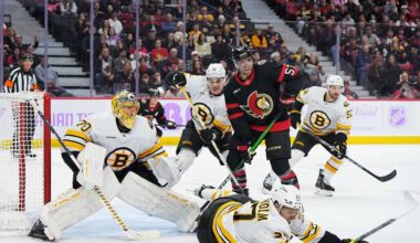 Stützle scores 2 in 3rd period as Senators snap Bruins' 7-game win streak, 5-3