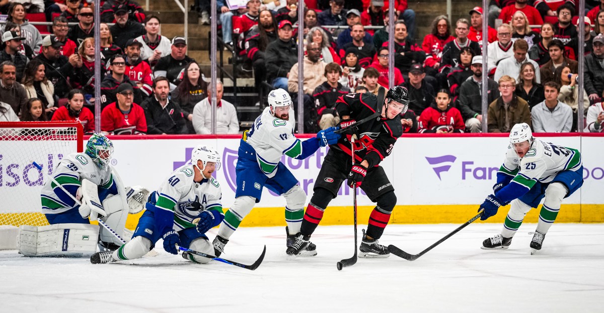 Carolina Survives, Defeats Vancouver in Overtime