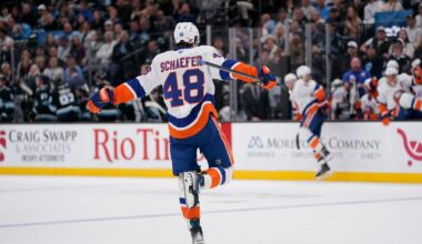 Matthew Schaefer scores in OT, Islanders defeat Mammoth for 4th straight win