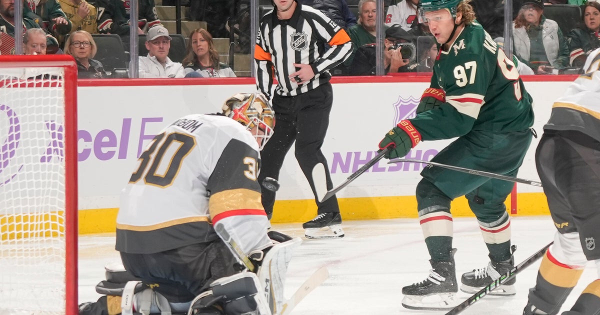 Kaprizov scores in OT, pushes Minnesota Wild past Vegas Golden Knights 3-2