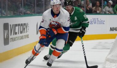 Bo Horvat gets 13th goal before ejection for Islanders in 3-2 win over Stars
