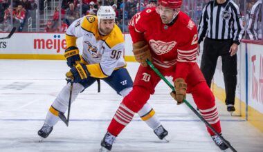 Detroit Red Wings fail to hang on, lose 6-3 against Nashville Predators