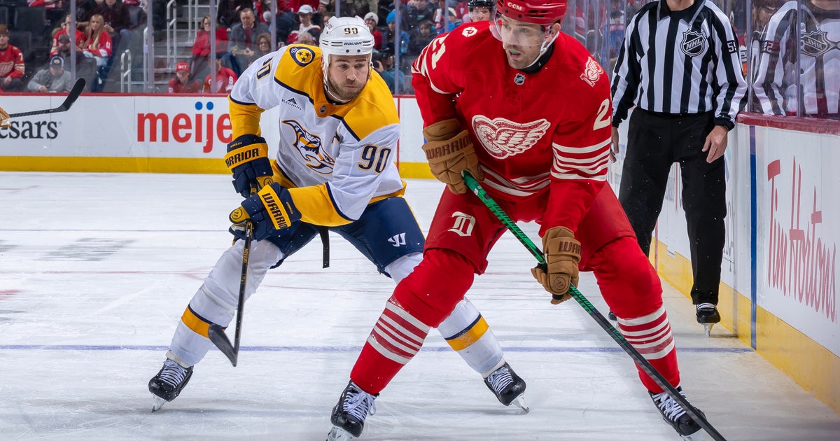 Detroit Red Wings fail to hang on, lose 6-3 against Nashville Predators