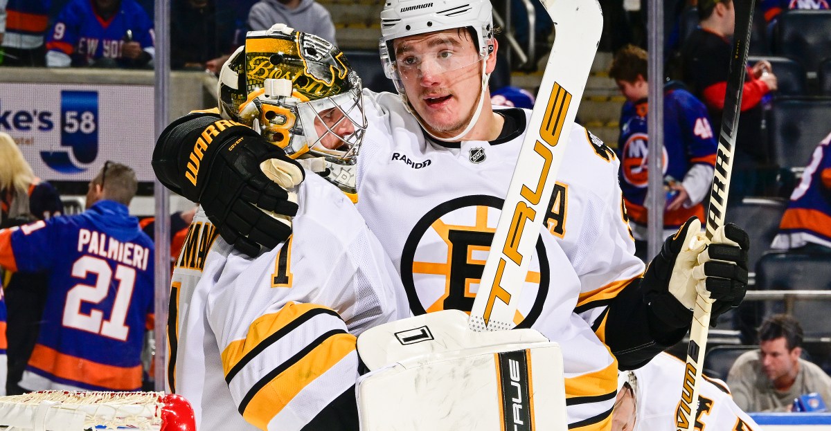 Recap: Swayman shuts down Isles as Bruins win, 3-1