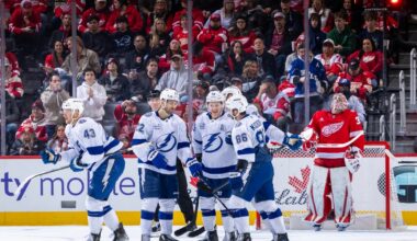 Tampa Bay Lightning beat Detroit Red Wings 6-3