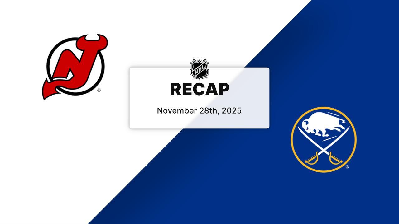 HIGHLIGHTS: Devils 5, Sabres 0