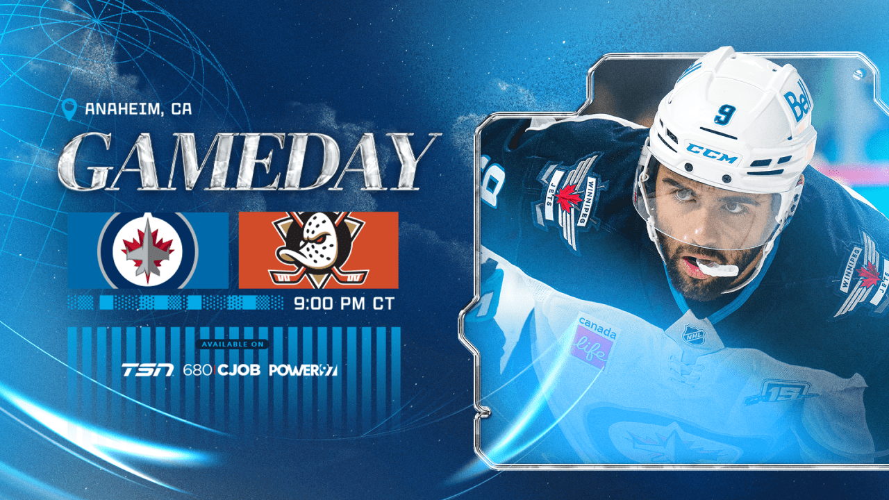 GAMEDAY: Jets at Ducks | Winnipeg Jets