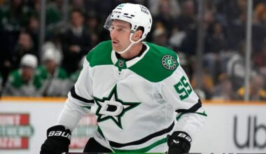 Stars' Thomas Harley out week to week with lower-body injury