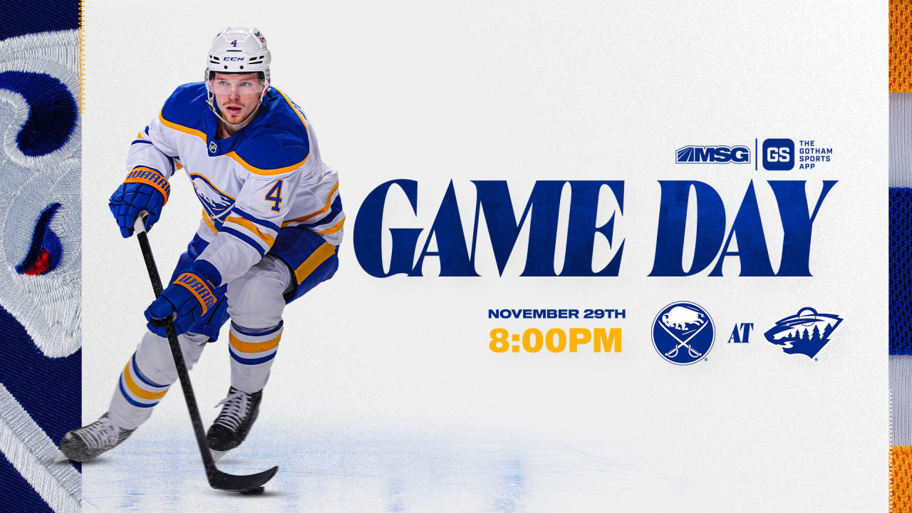 Sabres at Wild | How to watch, lineup notes, and storylines