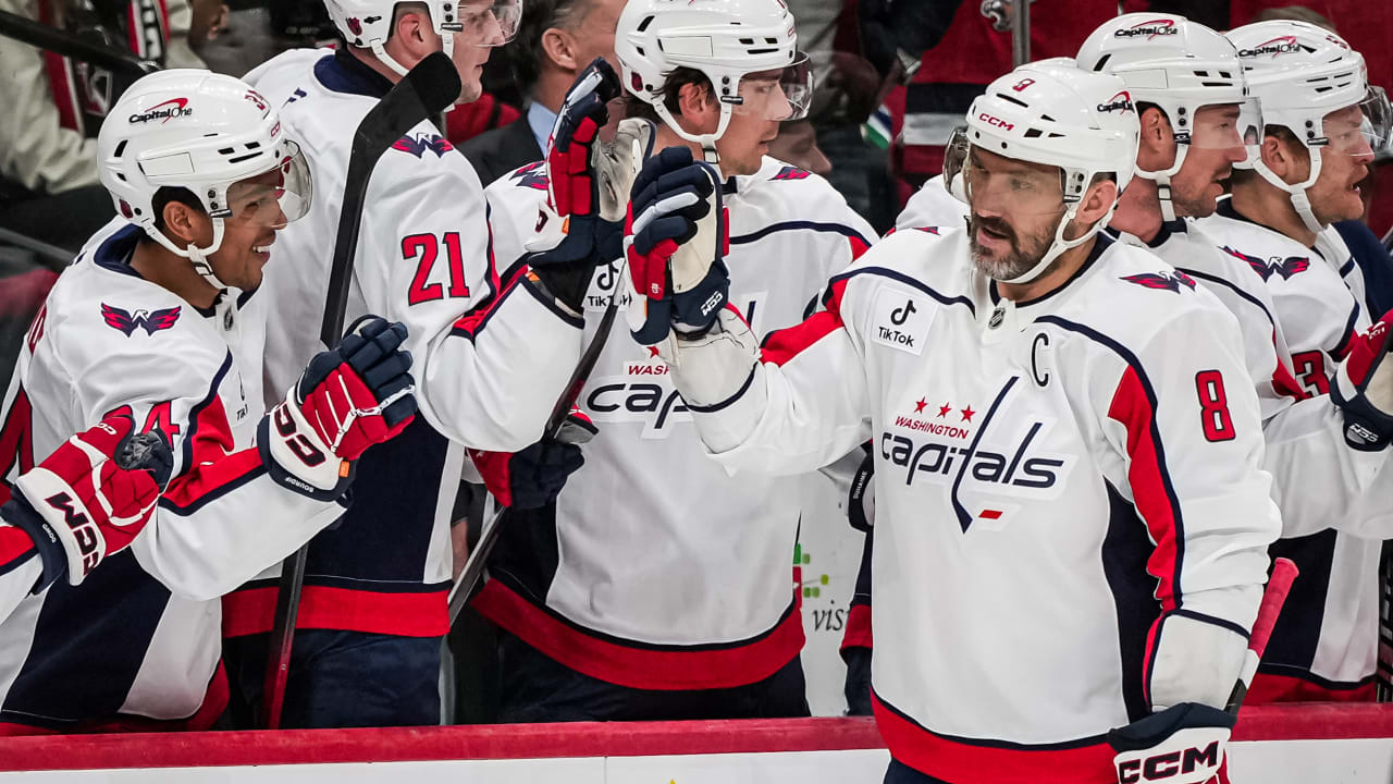 Ovechkin, Capitals end Hurricanes 4-game winning streak