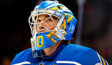 Hofer makes 17 saves in Blues’ 1-0 win vs. Mammoth