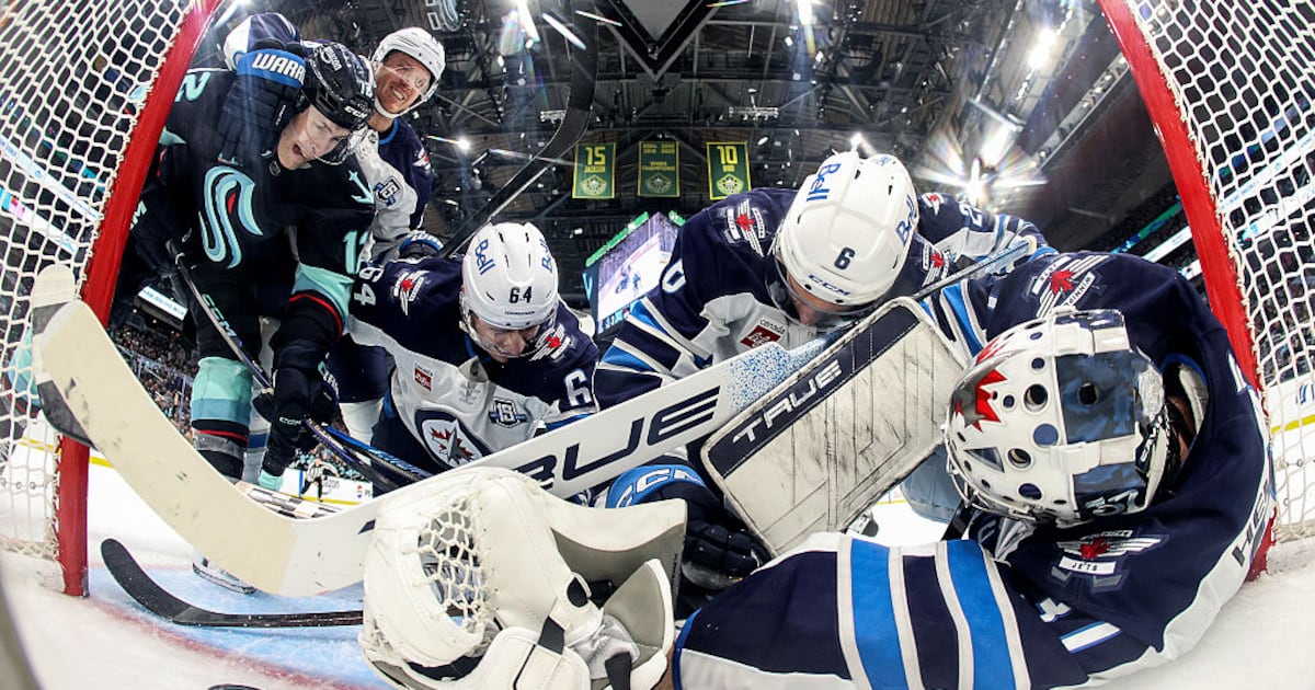 Eberle’s two goals power Kraken past Jets in 5-3 home win – KIRO 7 News Seattle