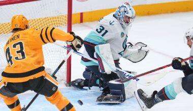 Montour’s late OT winner lifts Kraken past Penguins in fast-paced finish – KIRO 7 News Seattle