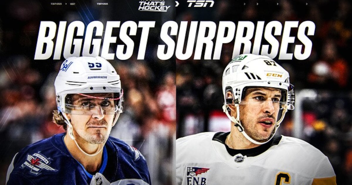 Scheifele, Crosby among NHL's top five biggest surprises – TSN