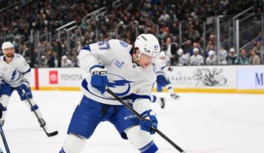 Declan Carlile recalled by Tampa to the NHL roster