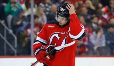 Devils' Jack Hughes out eight weeks after surgery on cut finger