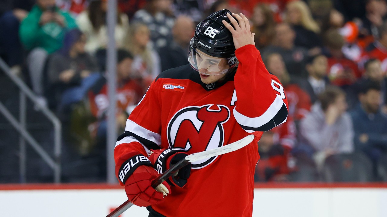 Devils' Jack Hughes out eight weeks after surgery on cut finger