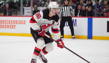 Devils' Jack Hughes sidelined after cutting hand at team dinner