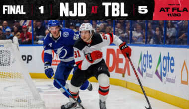 Devils Fall to Lightning | GAME STORY