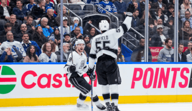 Byfield scores in OT to lift Kings past Maple Leafs