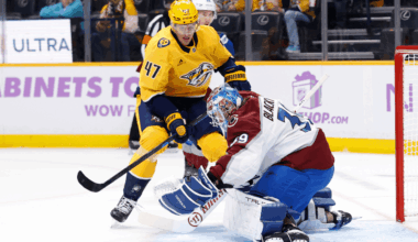 Blackwood makes 35 saves, Avalanche shut out Predators for 8th straight win