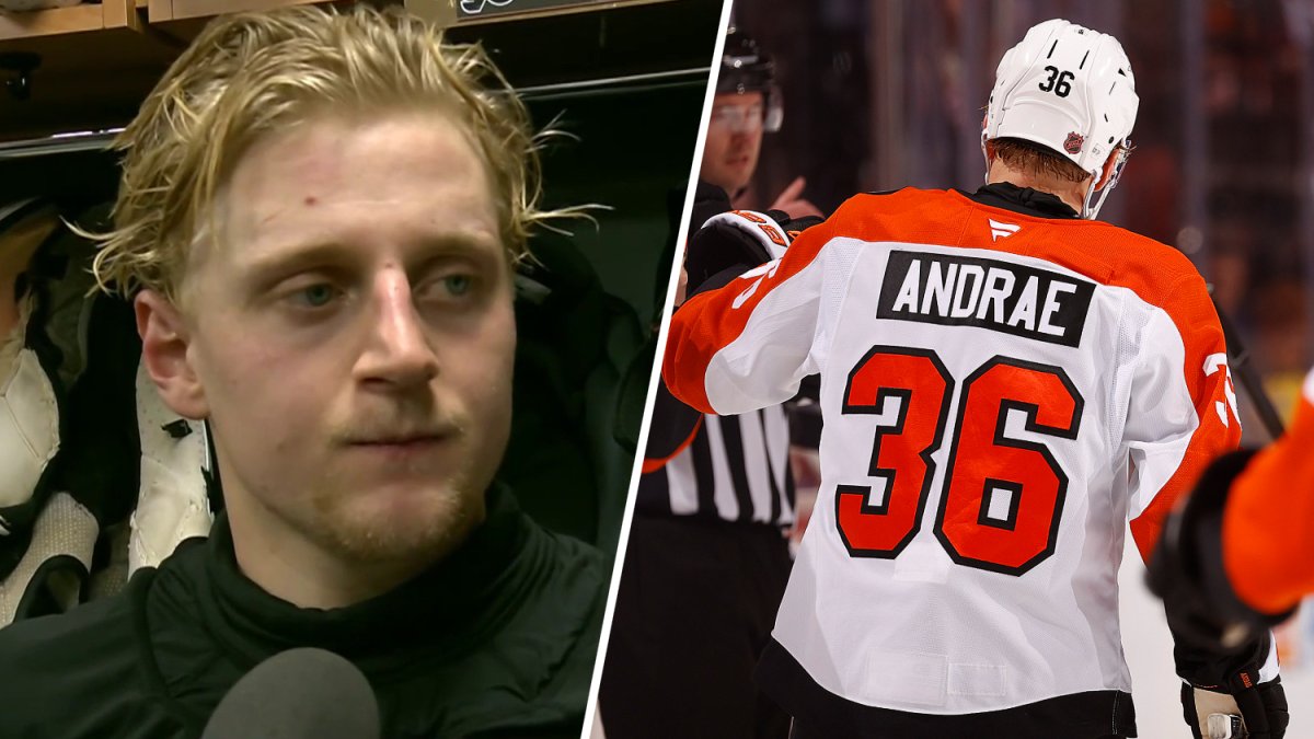 Watch Flyers’ Emil Andrae reflect on win and first goal of season – NBC Sports Philadelphia