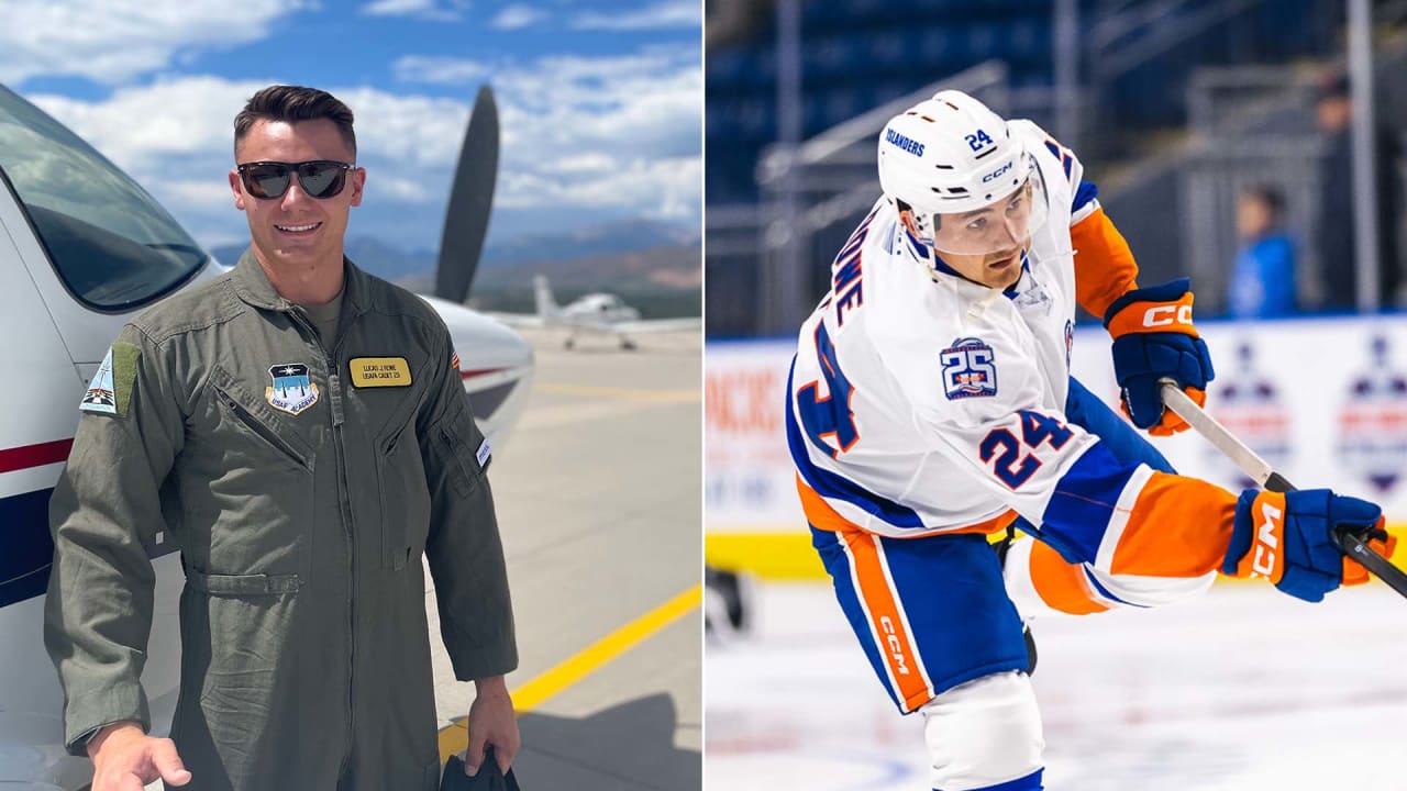 Meet Luke Rowe, Bridgeport Islanders Defenseman and Future Drone Pilot for the United States Air Force