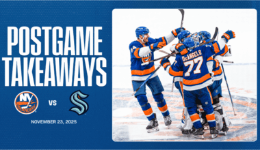 Takeaways: Islanders Shut Out Kraken 1-0