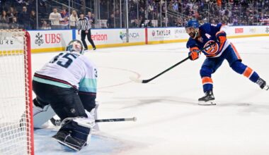 Islanders finally find goals in the shootout, outlast Kraken