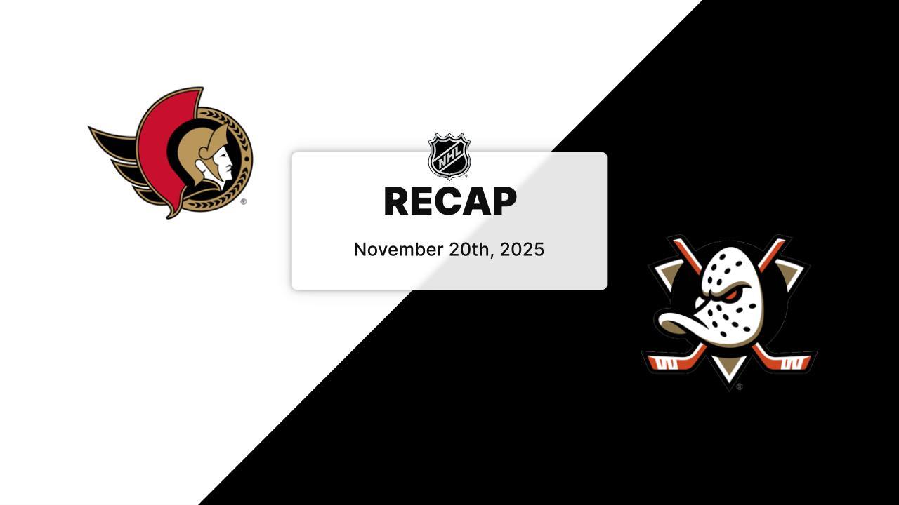 Highlights: Ducks vs. Senators | Anaheim Ducks