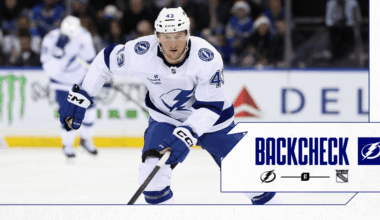 The Backcheck: Bolts sweep back-to-back games, win streak hits seven games