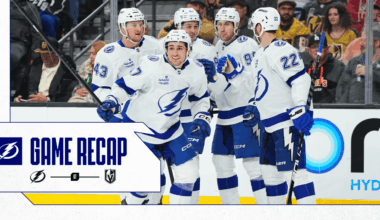 Recap: Lightning 6, Golden Knights 3