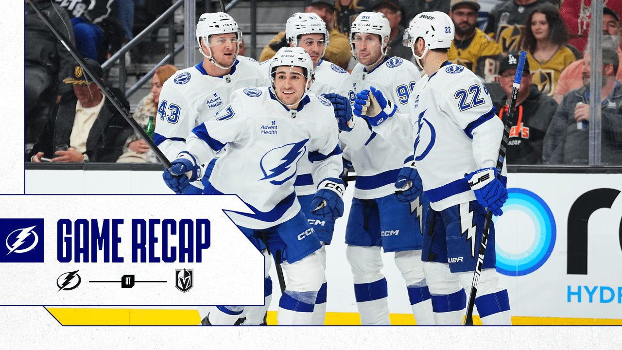 Recap: Lightning 6, Golden Knights 3