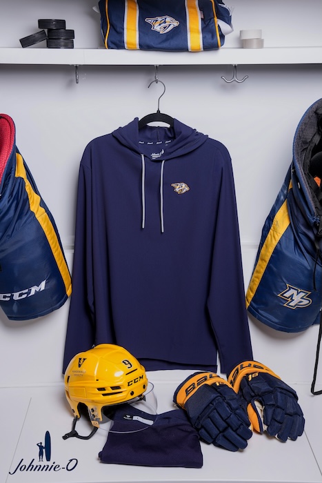 JOHNNIE-O SELECTED AS OFFICIAL TRAVEL WEAR PARTNER OF THE NASHVILLE PREDATORS